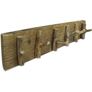 vidaXL-Kapstok-60x15-cm-massief-gerecycled-hout