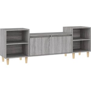 vidaXL-Tv-meubel-160x35x55-cm-bewerkt-hout-grijs-sonoma-eikenkleurig