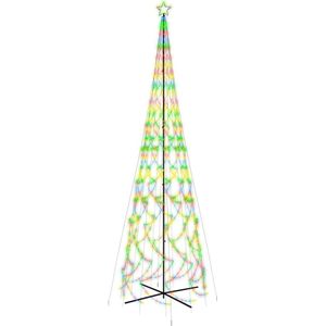 vidaXL Kegelkerstboom 3000 LED's meerkleurig 230x800 cm