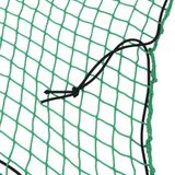 vidaXL Aanhangwagennet elastisch touw 2,7x1,5 m polypropeen groen
