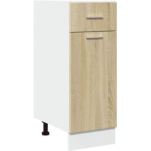 vidaXL Onderkast met lade 30x46x81,5 cm spaanplaat sonoma eikenkleurig