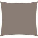 vidaXL Zonnescherm vierkant 2x2 m oxford stof taupe