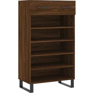 vidaXL-Schoenenkast-60x35x105-cm-bewerkt-hout-bruin-eikenkleur