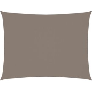 vidaXL Zonnescherm rechthoekig 2x3,5 m oxford stof taupe