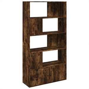 vidaXL Boekenkast 100x36x189 cm bewerkt hout gerookt eikenkleurig