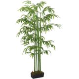 vidaXL-Kunstplant-bamboe-384-bladeren-120-cm-groen