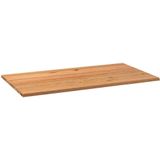 vidaXL Tafelblad rechthoekig 220x120x4,2 cm eikenhout lichtbruin