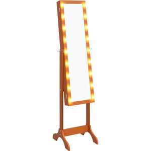 vidaXL-Spiegel-vrijstaand-met-LED's-34x37x146-cm