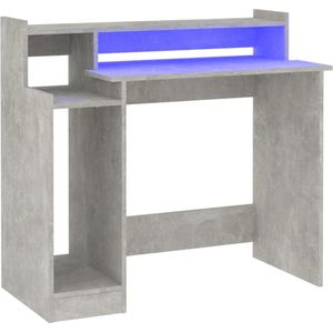 vidaXL-Bureau-met-LED-verlichting-97x45x90-cm-bewerkt-hout-betongrijs