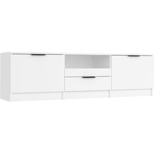 vidaXL-Tv-meubel-140x35x40-cm-bewerkt-hout-wit