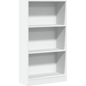 vidaXL Boekenkast 60x24x109 cm bewerkt hout wit