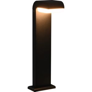 vidaXL LED-buitenlamp 9 W ovaal zwart