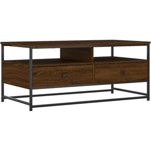 vidaXL-Salontafel-100x51x45-cm-bewerkt-hout-bruin-eikenkleur