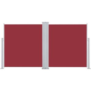 vidaXL Windscherm uittrekbaar 160x600 cm rood