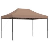 vidaXL Partytent inklapbaar pop-up 410x279x315 cm bruin