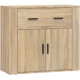 vidaXL-Dressoir-80x33x70-cm-bewerkt-hout-sonoma-eikenkleurig