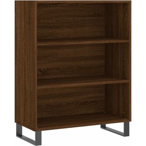 VidaXL Schappenkast 69,5x32,5x90 cm Bewerkt Hout Bruineiken