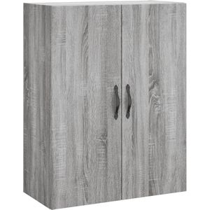 vidaXL Wandkast 69,5x34x90 cm bewerkt hout grijs sonoma eikenkleurig