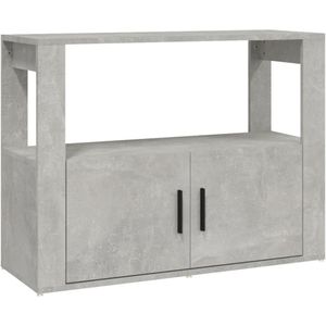 VidaXL-Dressoir-80x30x60-cm-bewerkt-hout-betongrijs