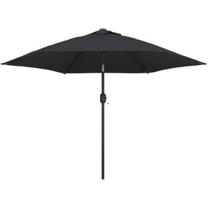 VidaXL Parasol Metalen Paal 300 cm Zwart