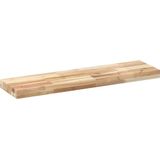 vidaXL Wandschap zwevend 100x20x4 cm onbehandeld massief acaciahout