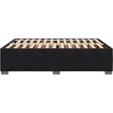 vidaXL - Bedframe - zonder - matrasx200 - cm - fluweel - zwart