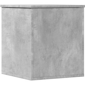 vidaXL Opbergbox 40x42x46 cm bewerkt hout betongrijs