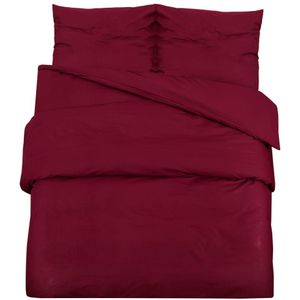 vidaXL-Dekbedovertrekset-lichtgewicht-200x200-cm-microvezel-bordeaux