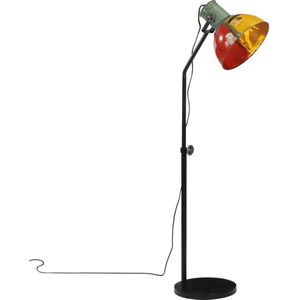 vidaXL Vloerlamp 25 W E27 30x30x90-150 cm meerkleurig