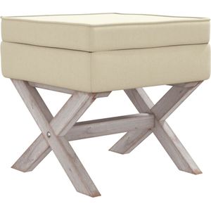 vidaXL-Opbergkruk-45x45x49-cm-linnen-beige