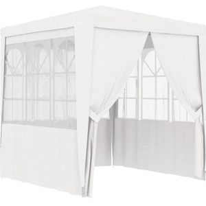 VidaXL Professionele Partytent 2x2m met Zijwanden - Wit