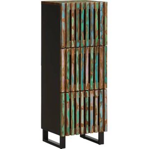 vidaXL Hoge kast 40x34x110 cm massief acaciahout