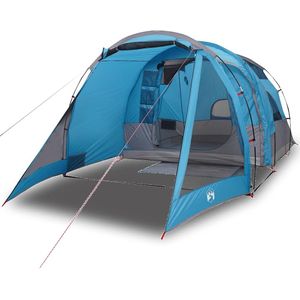 vidaXL Tunneltent 4-persoons waterdicht blauw