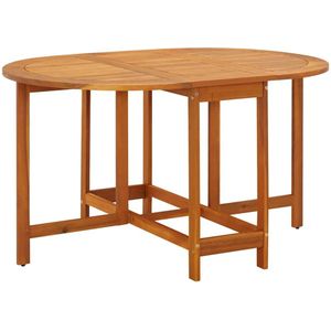 vidaXL Tuintafel 130x90x72 cm massief acaciahout