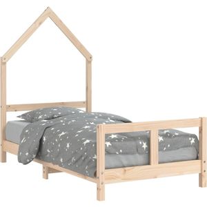 vidaXL Kinderbedframe 80x160 cm massief grenenhout