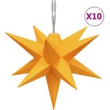 vidaXL Kerstlamp 10 LED's 10 cm geel