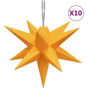 vidaXL Kerstlamp 10 LED's 10 cm geel