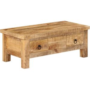 vidaXL Salontafel 90x45x35 cm massief mangohout