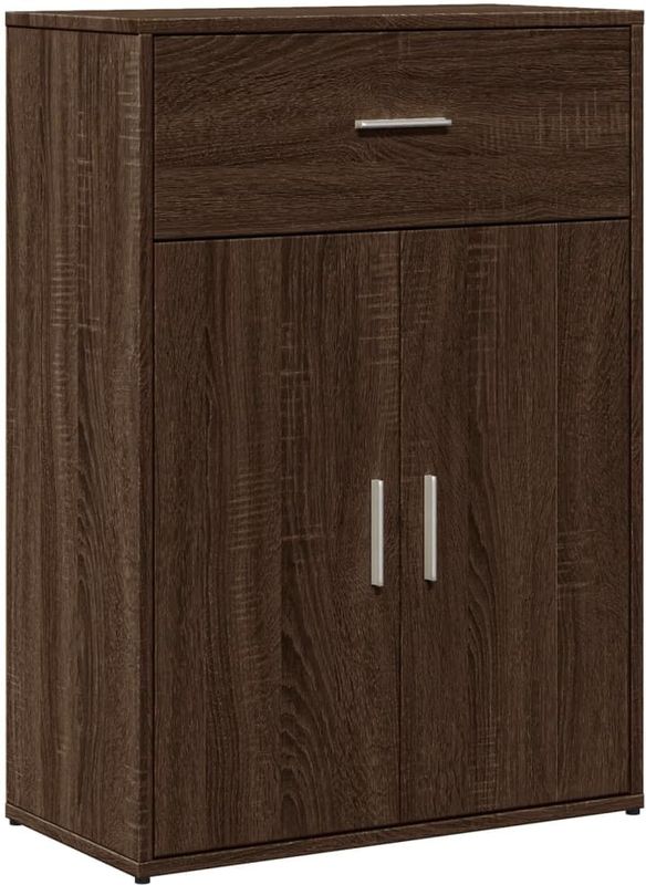 vidaXL Dressoir 60x30x84 cm bewerkt hout bruin eikenkleur