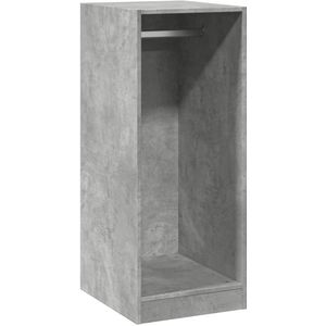 vidaXL Kledingkast 48x41x102 cm bewerkt hout betongrijs