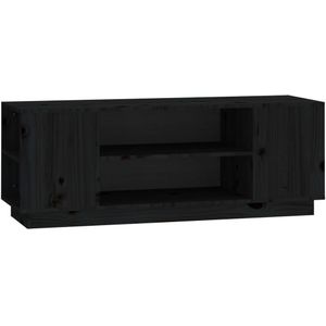 vidaXL-Tv-meubel-110x35x40,5-cm-massief-grenenhout-zwart