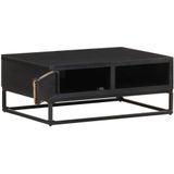 vidaXL Salontafel 90x60x35 cm massief mangohout