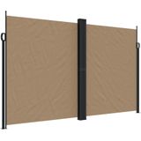 vidaXL Windscherm uittrekbaar 200x1200 cm taupe