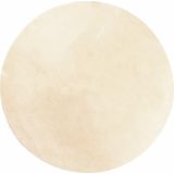 vidaXL-Vloerkleed-HUARTE-laagpolig-zacht-wasbaar-Ø-80-cm-crème
