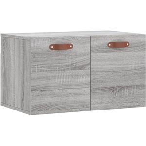 VidaXL Wandkast 60x36,5x35 cm - Bewerkt Hout - Grijs Sonoma Eikenkleurig