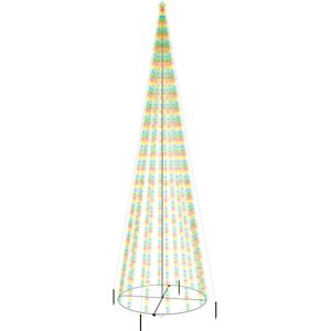 vidaXL Kegelkerstboom 1134 LED's meerkleurig 230x800 cm