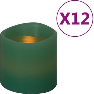 vidaXL Kaarsen 12 st LED warmwit