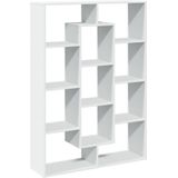 vidaXL - Boekenkastx29x143 - cm - bewerkt - hout - wit
