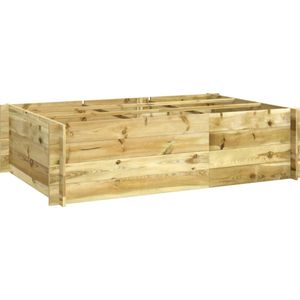 VidaXL Verhoogde Plantenbak 150x100x40 cm - Geïmpregneerd Hout