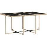 vidaXL - 11-delige - Tuinset - met - kussens - poly - rattan - beige